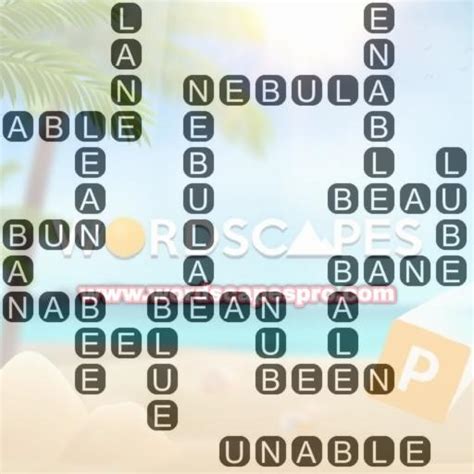 Wordscapes Level 8044, Calm 2 12 .